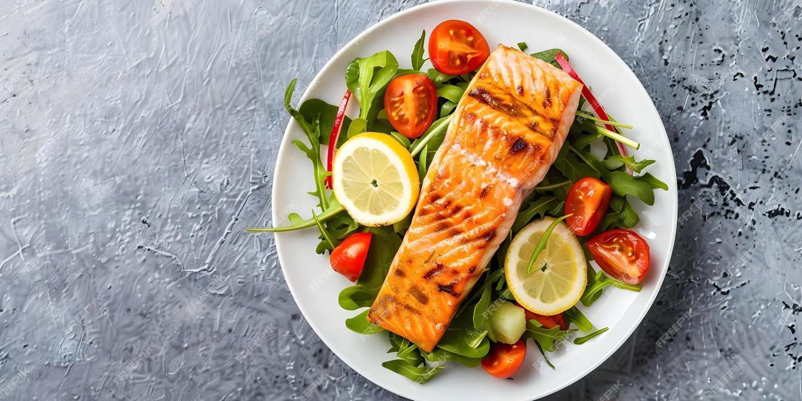 Salmón con verduras